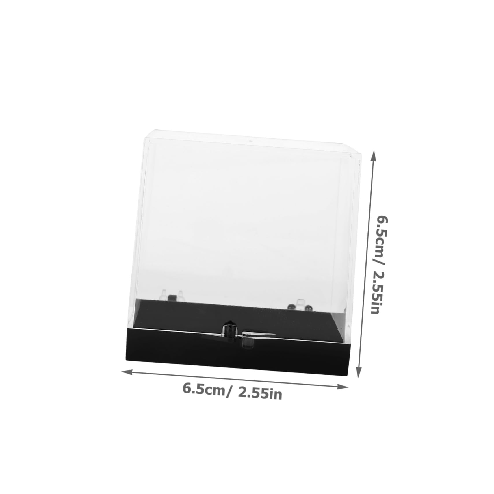 CIYODO 2pcs Boxes Rock Storage Box Decorative Boxes Cajitas Transparentes Para Figurine Storage Container Specimen Display Container Specimen Case Memorabilia Display Cases Plastic