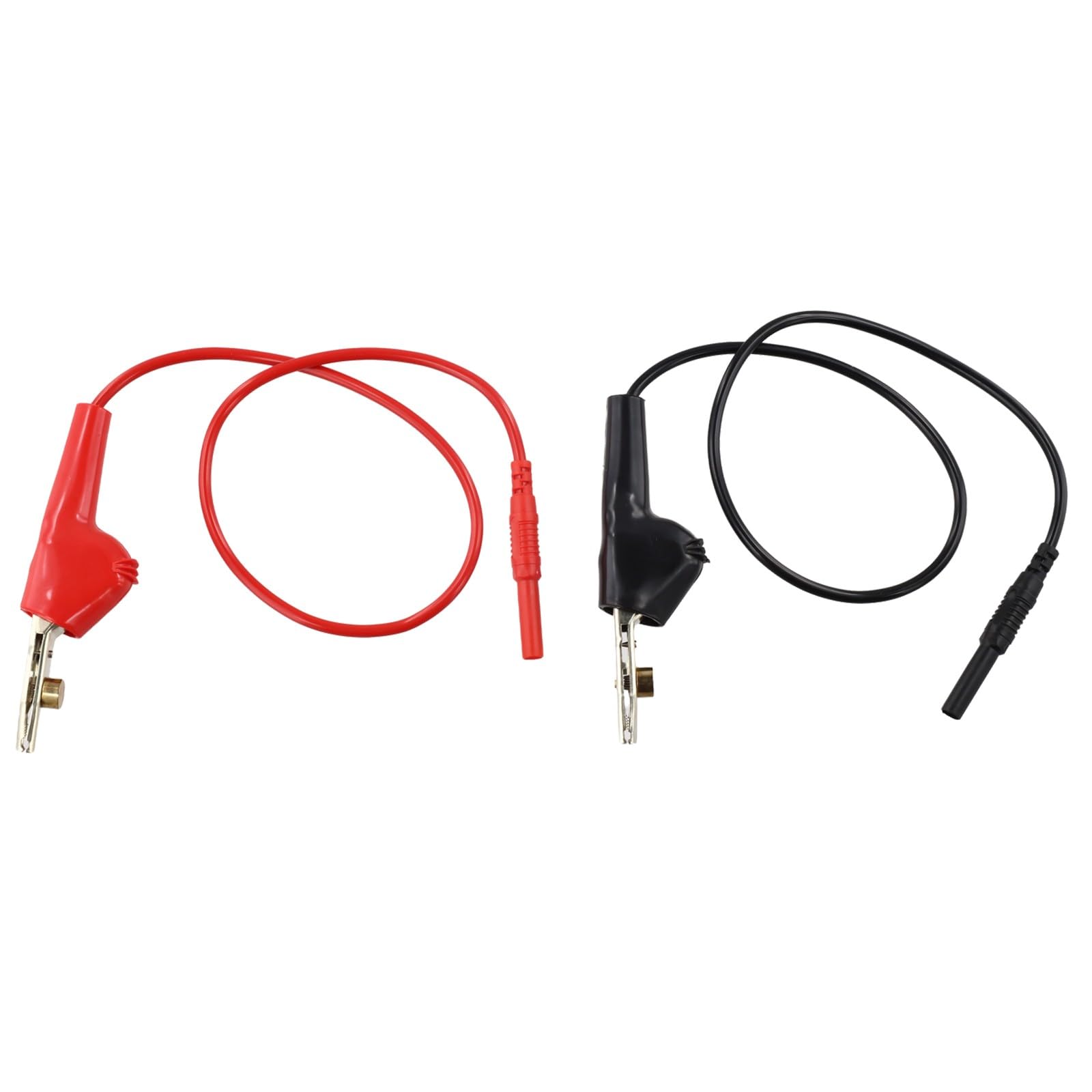 SPORTARC Fiche banane 4 mm, pince crocodile, plomb, sonde isolée rouge pour multimètre, prise en main sûre pour tests électriques en laboratoire