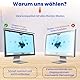 EliWhale Blaulichtblockierende Displayschutzfolie für 32 Zoll 16:9 Computermonitore, abnehmbares hängendes Design, Blaulichtfilter, HD-Blendschutzfolie, Breite x Höhe ist 730 mm x 430 mm