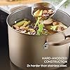 Circulon Circulon Premier Professional Hard Anodized Nonstick Cookware Induction Pots and Pans Set, 12 Piece, Bronze