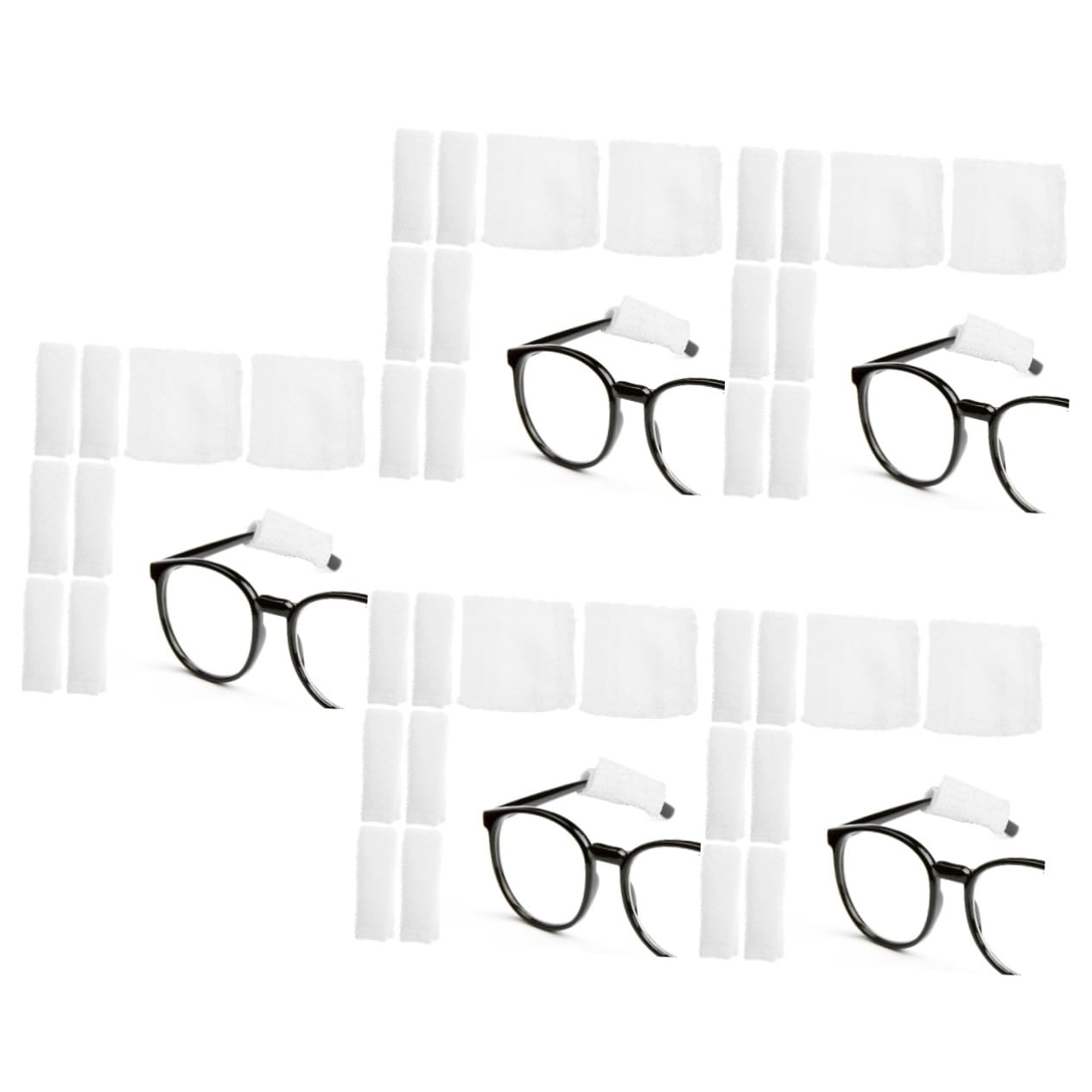 Healeved 40pièces Coussins De Pour Lunettes De Soleil Oreilles Coussinées Confortables Pour Éviter Les Douleurs Et Irritations