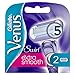 Gillette Venus Venus Extra Smooth Rec Swirl 2U, Multicolor, Unica