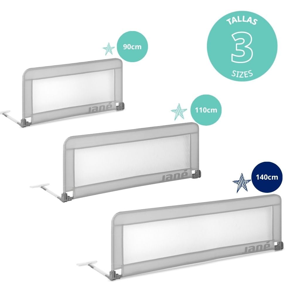 Jané Sponda letto pieghevole, lunghezza 140 cm, borsa per il trasporto, design super alto, traspirante