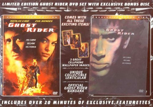 Ghost Rider Vhs Amazon.com: Ghost Rider (Full Screen Edition) Plus Exclusive Bonus Disc ...