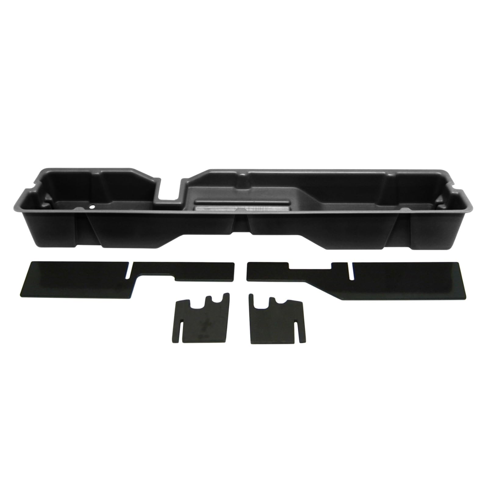 DU-HA Under Seat Storage fits 2004-2008 Ford F150 SuperCab & SuperCrew | Black Heavy-Duty Back Seat Organizer, Includes 2-Piece Dividers | 20004