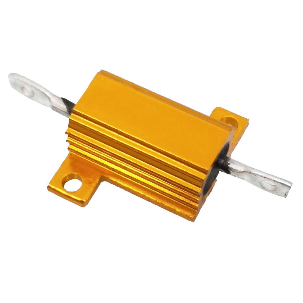 Ghulumn 10 Ohm 10R 10W Watt Aluminum Housed Metal Case Wirewound Resistors