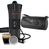 Handpresso Handcoffee Auto Set 21002 | 12V Kaffeemaschine | Kaffeemaschine Auto mit Tasse une Tasche | Handpresso 12V, tragbare Espressomaschine Senseo Pads | Kaffeemaschine Auto 12V für Reisen.