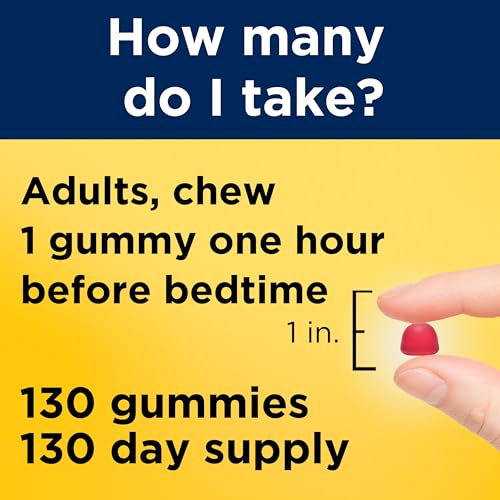 Nature Made Melatonin Gummies 2.5 mg, 100% Drug Free Sleep Aid, 130 Count - image 4