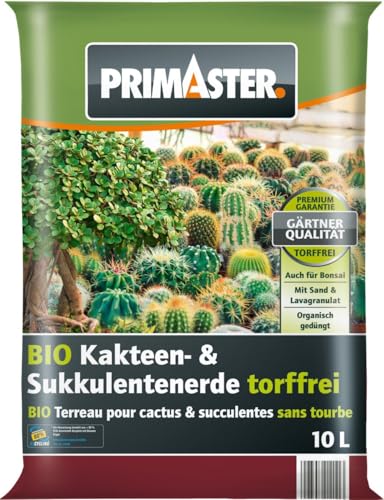 Primaster Bio Kakteen- & Sukkulentenerde torffrei 10 L Erde