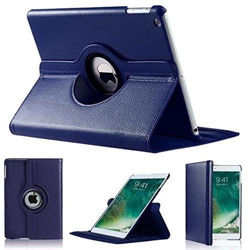 Image of Mcart Rotate Flip ipad Cover iPad 9.7 case 2018 /2017 5th ipad case 6th Generation Midnight Blue