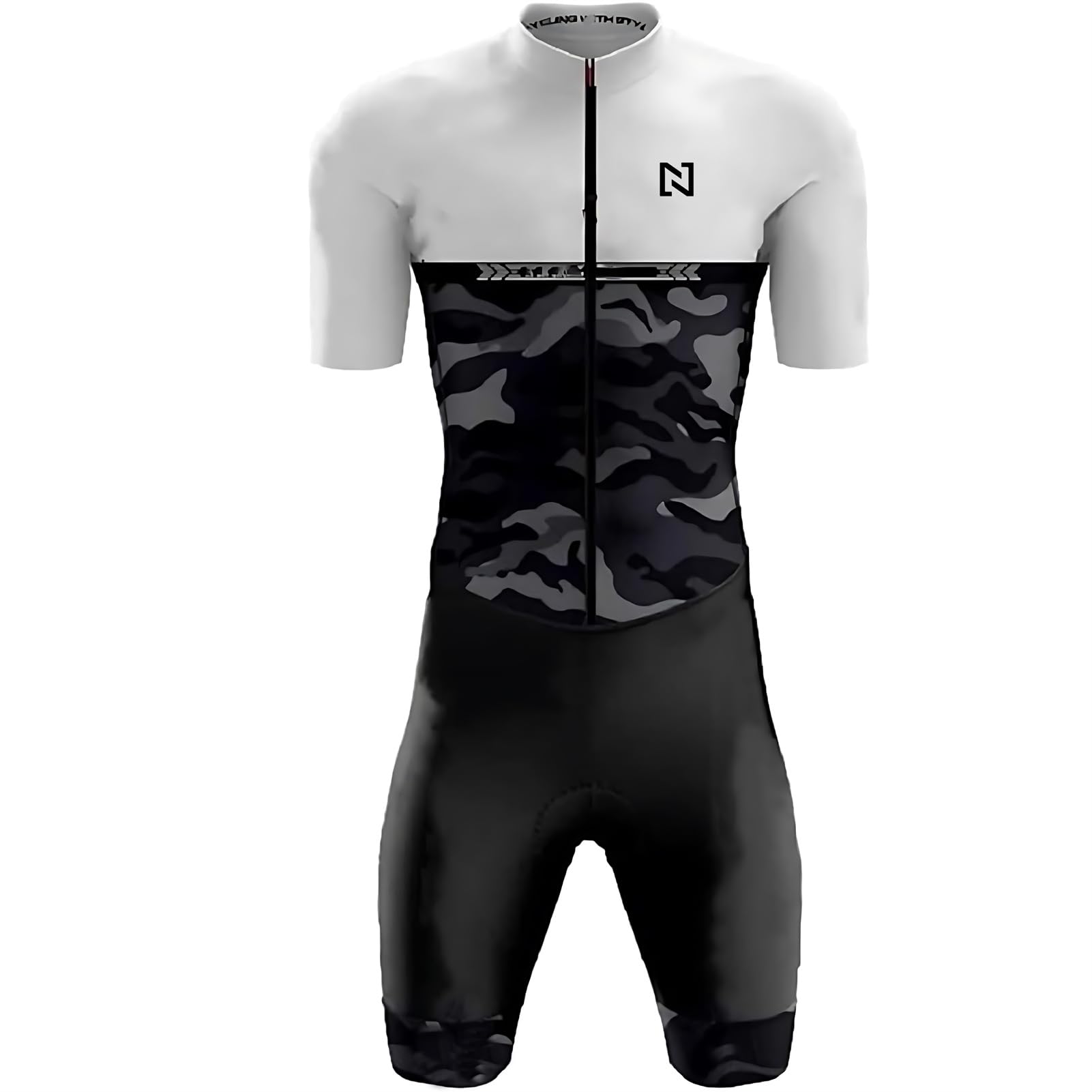 Triathlon Suit Men’s – Quick Dry, Breathable, Sleeveless TriSuit for Swimming, Cycling, Running, Duathlon – One Piece Bodysuit for Bicycle Training,Men's Elite Trisuit