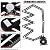 Multi-Angle Measuring Ruler,Multi Angle Tool,12-Sided Angle Measurement,Tile Holes Measure Ruler with 3-Holes Positioning Apertures,Upgrade Multi Angle Ruler/Metal/Black