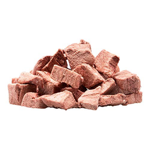 Yummeez pure Rinderherzen Hundeleckerli - getreidefrei und zuckerfrei - reine Fleisch Leckerlis für Allergiker Hunde mit optimalen Nährstoffen und vollem Geschmack, 35 g (1er Pack)
