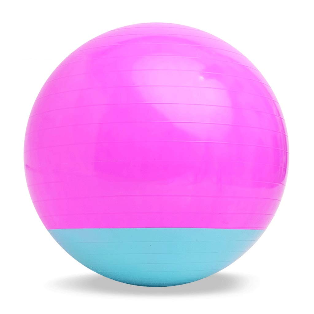 Pelota de Gimnasia Bola de ejercicios Bola de bola de yoga Bola de masaje 65 cm Bola de parto con la bomba de pie engrosada yoga a prueba de explosiones Pilates equilibrio entrenamiento entrenamiento