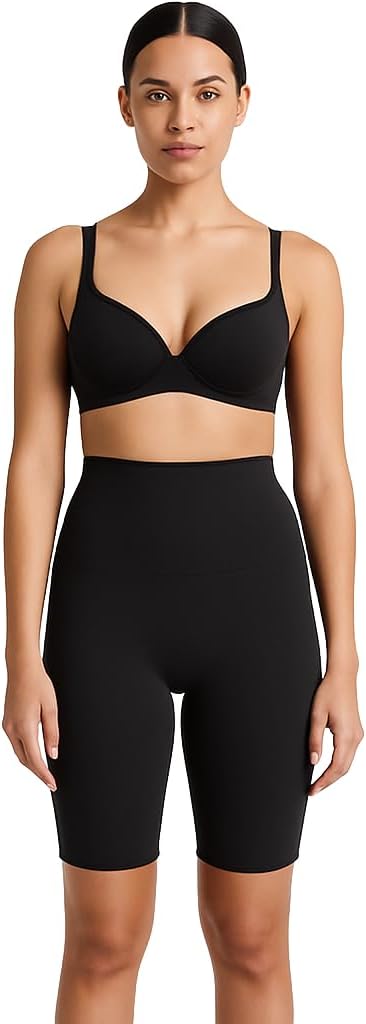 Lands' End Womens Mid Waist Thigh Shaper Contour Flex Bottoms 2 Pack