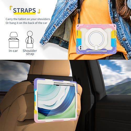 Étui tablette Huawei MatePad Pro 13,3 robustesse enfant rose