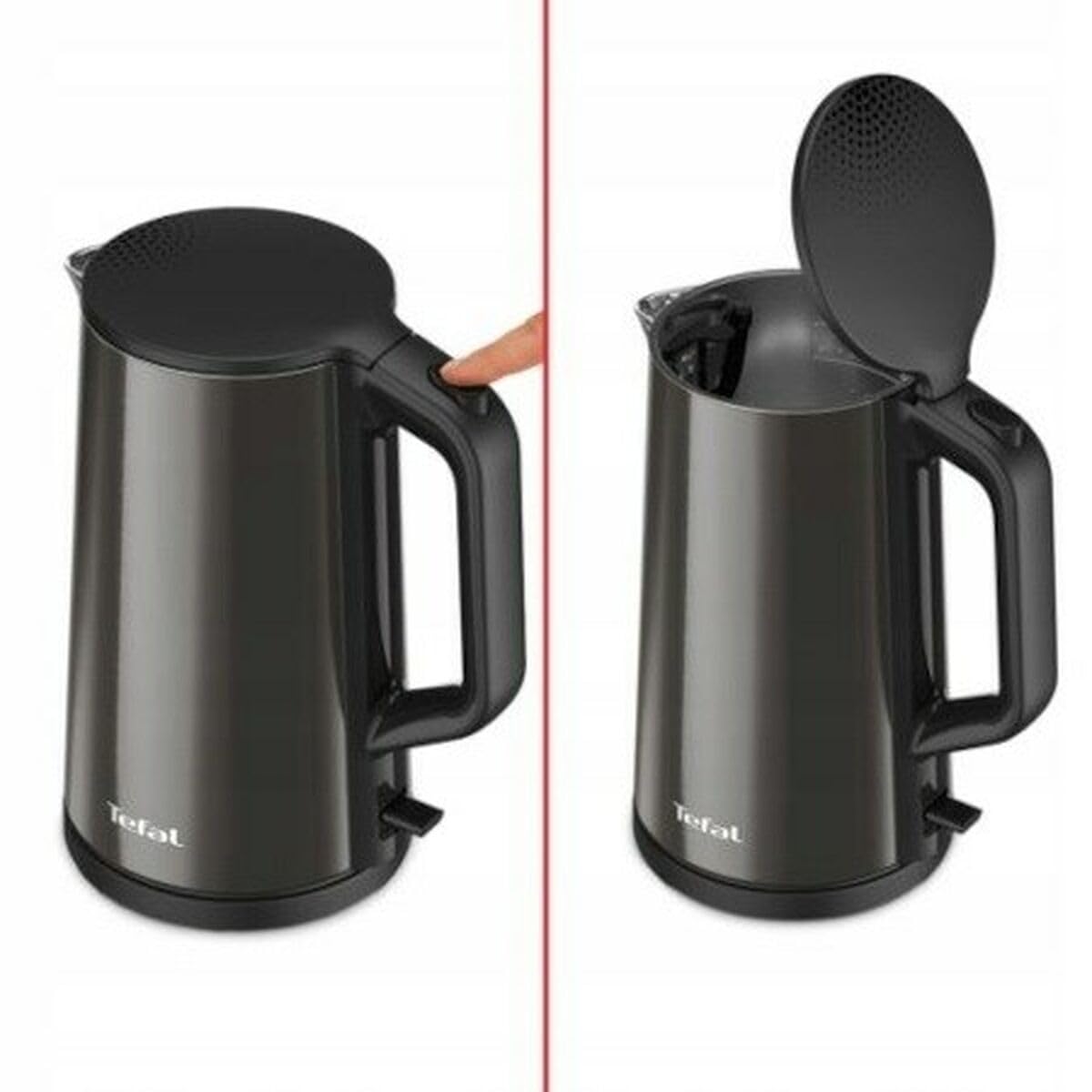Tefal KI583E Wasserkocher, Graphit, 2000 W, 1,5 l