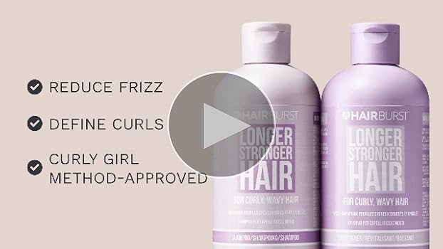 Amazon.com : HAIR BURST Wavy & Curly Hair Shampoo and