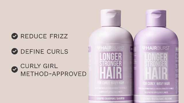 Amazon.com : HAIR BURST Wavy & Curly Hair Shampoo and