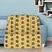 DOINBEE Potato Blanket Cute Potatoes Food Throw Blankets for Kids Girls Yellow Fluffy Fleece Flannel Soft Cozy Novelty Sofa Chair Bed Blanket Decor for Dorm Living Room Bedroom Car Office 50