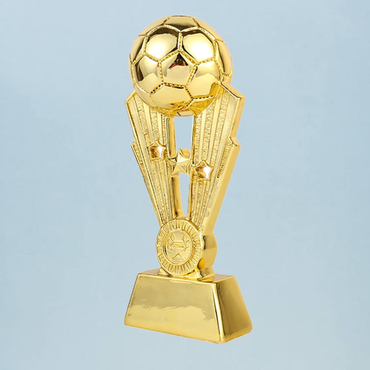 HANABASS De Plástico De Fútbol Chapado Dorado 10,5x8x24 Cm, Copa De Premio para Niños, para Escuela y Fiesta, Decoración para Jardín De Infancia y Eventos Deportivos