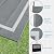 Ogrmar 5x8 FT Reversible Mats, Outdoor Rug for Patio Clearance, Waterproof Carpet, Plastic Straw Rug for Indoor Outdoor, Floor Mat&Rug for RV Porch Camping Backyard Deck Balcony Beach Trailer (Gray)
