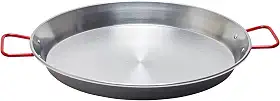 Garcima Panela de paella de aço carbono de 38 cm