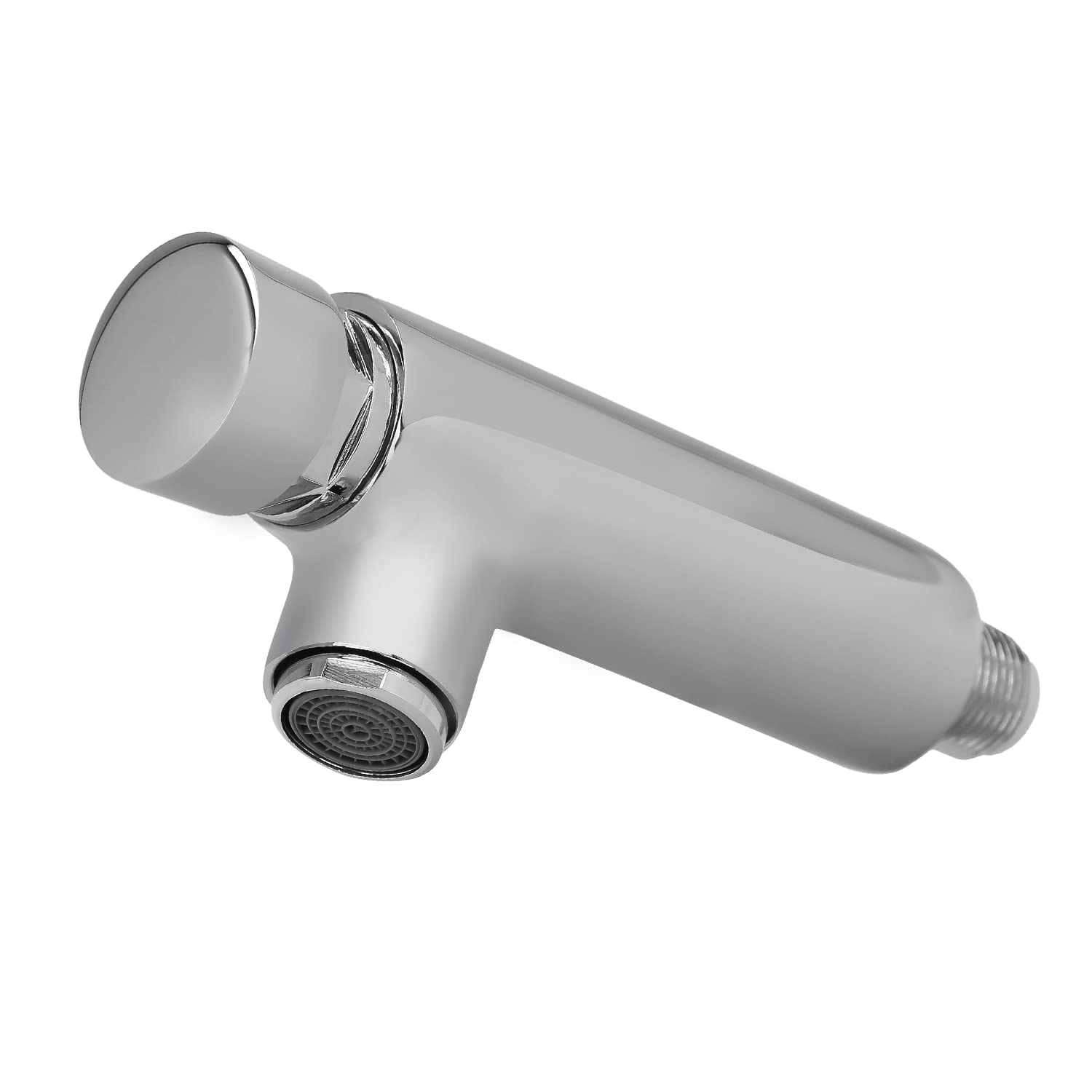 Robinet temporisé frontal pour lave-mains de toilettes et sa
