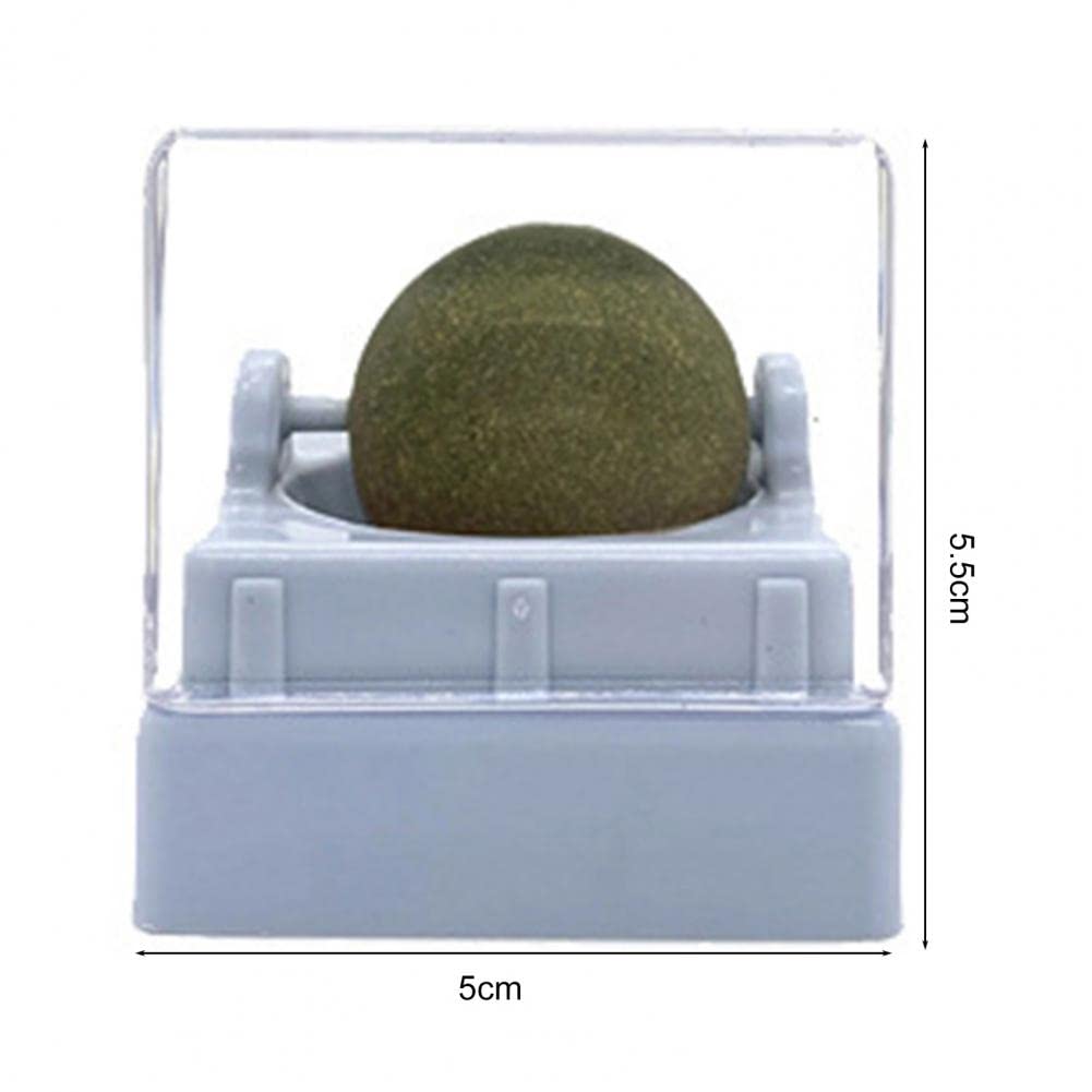 Juguete Ecológico para Gatitos Pelota De Goma para Gatos Diseño Giratorio Mano De Obra Fina Pelota De Hierba Gatera Juguetes para Gatos