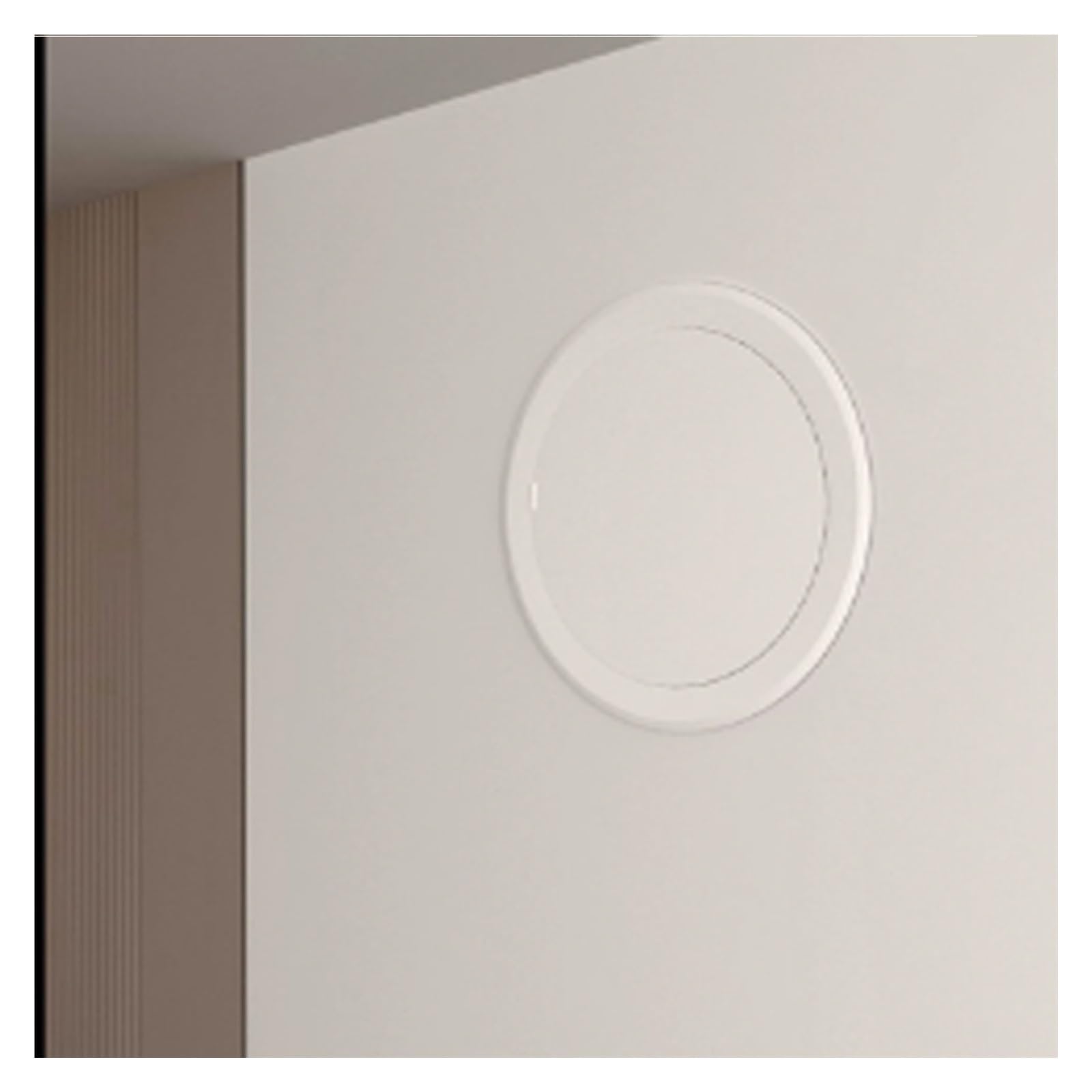 Trampilla Pladur Paneles De Acceso Circulares De Yeso Blancos, Tapa De Trampilla De Inspección Personalizable Redonda, Tapa De Orificio De Pared De 150 200 300 400 450 Para Baños/Sótanos(250mm/25cm)