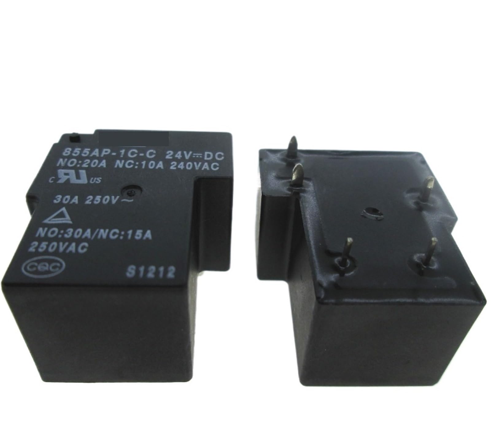 Relé 855AP-1C-C 24VDC repuesto T90 30A 250VAC de 5 pines para placas electrónicas 2