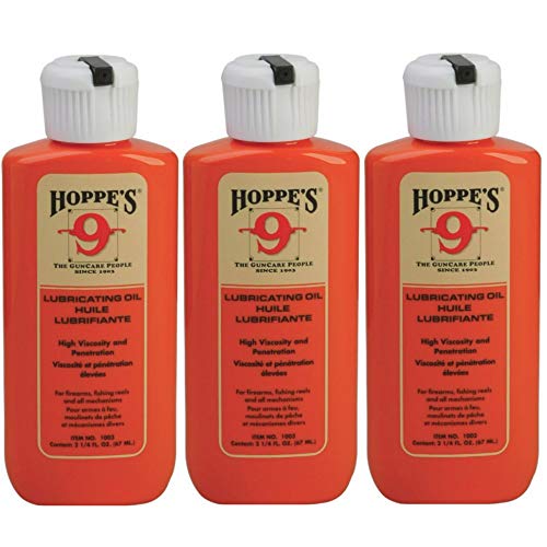 Hoppe's no. 9 lubricating oil, 2-1/4 ounces bottle (3-p…