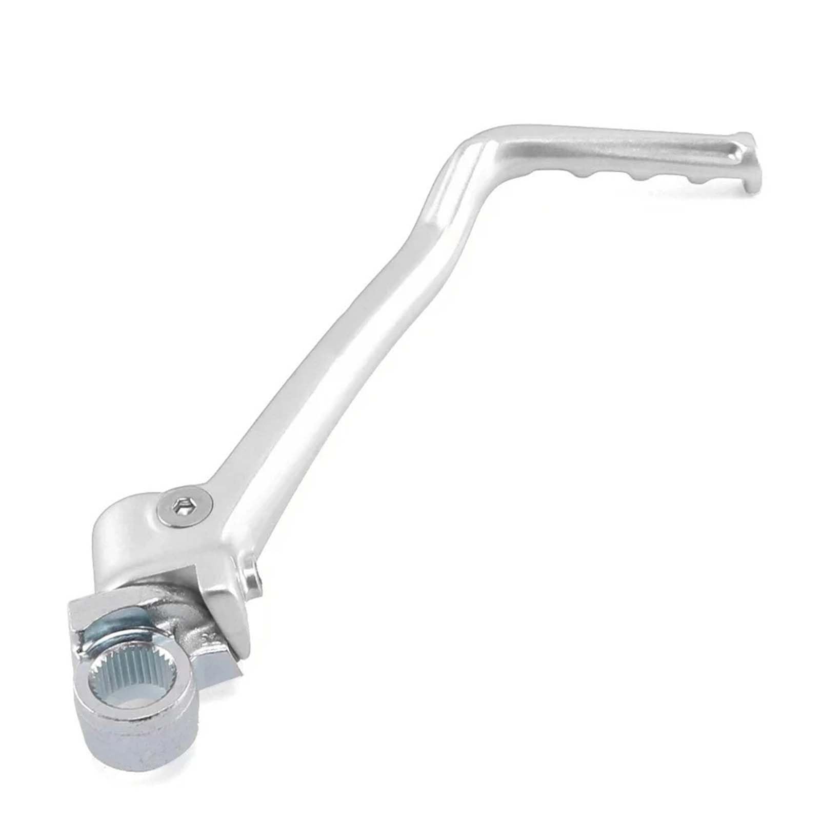 Gclanxi Silver Aluminum Forged Kick Start Starter Lever Pedal Arm For Sx Xc Sxs Exc Xcw For Husqvarna Te Tc 125 144 150 200 Motorcycle(Silver)