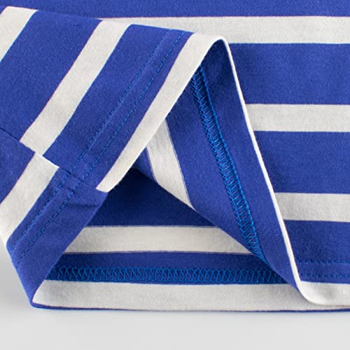 Toddler Boys Cotton Soft Short Sleeve Striped T Shirt Crew Loose Fit Summer Clothes Tops Casual Comfy Kids Outfit3