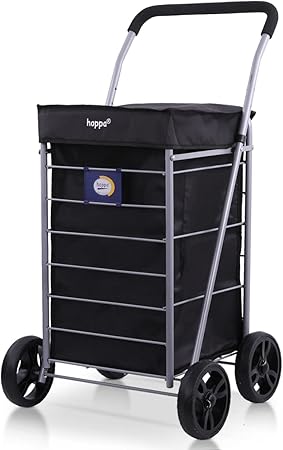 Shopping trolley 4 wheels lightweight Clearance