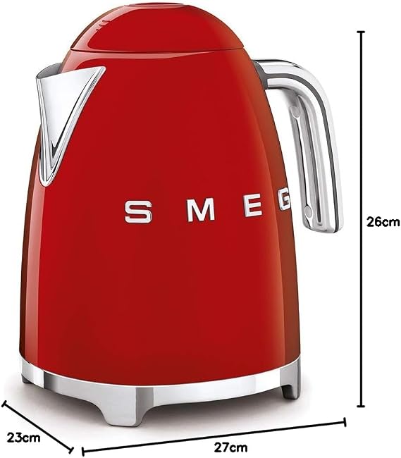 Smeg KLF03RDUK Retro Style Kettle - Red