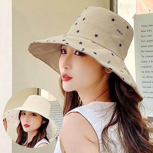 Image of PALAY Bucket Hat for Women, Breathable Wide Brim Sun Hats for Womens, Reversible Cotton Prints Hat for Daily Activities, Travel, Camping