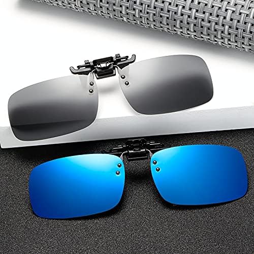 Image of WOLFBEAM Polarized Clip on Sunglasses for Prescription /Myopia Eyeglasses Outdoor /Driving
