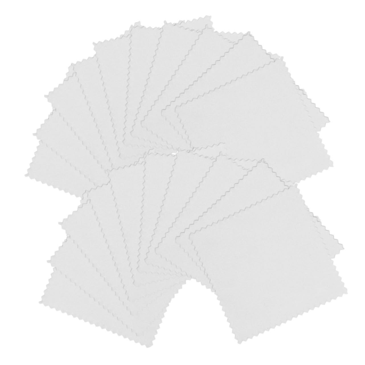VILLCASE 4 Set di Panni in Microfibra per La Pulizia di Gioielli per Lenti di Gioielli con Diamanti Morbidi 60 Pezzi * 4