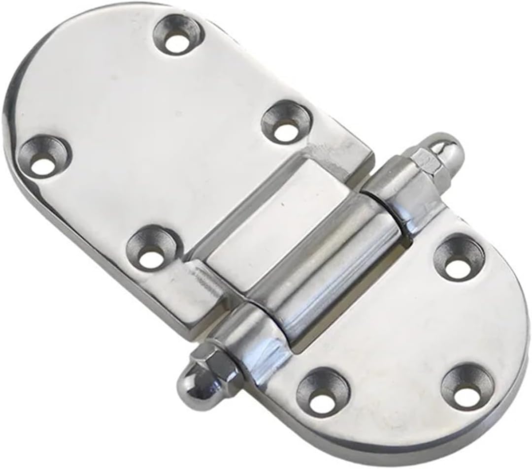 304 Stainless Steel Hinge for Machinery Equipment Cabinet Doors - Round Hinge for Carriage Doors Hardware Fittings 1Pcs