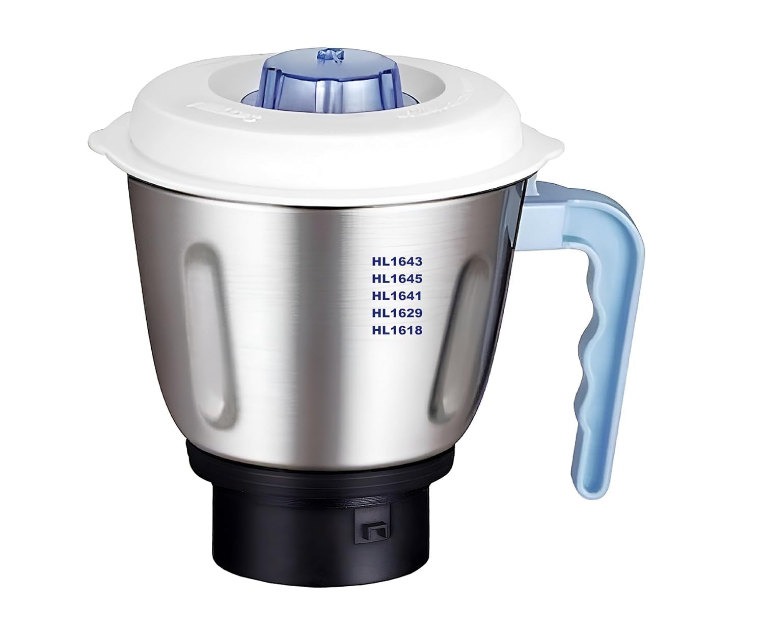 ve - hl1643/ hl1645/ hl1641/ hl1629/ hl1618, multipurpose dry grinding jar for philips mixer grinder models only | mixer grinder replacement parts & accessories (1 litre dry jar)