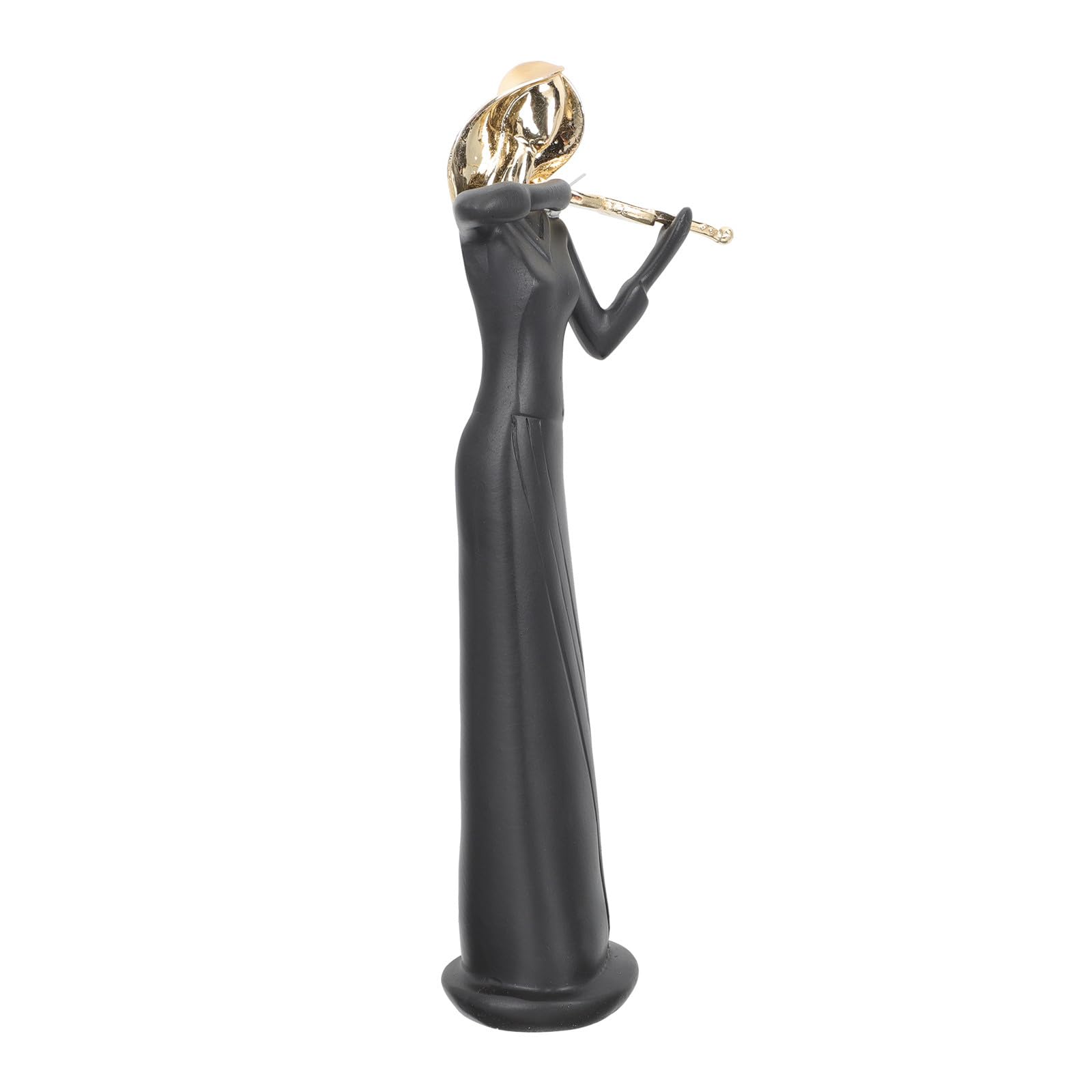 Ornement de bande créatif LALAFINA décoration maison personnage musical en résine noire