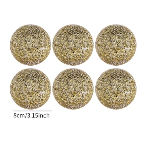 Bolas de vidrio hechas a mano Colcolo de 8 cm oro para decoración exclusiva 3