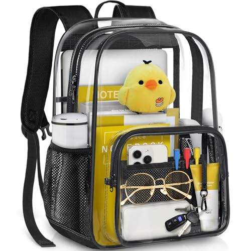 GEAMSAM Clear Backpack Transparent Heavy Duty...