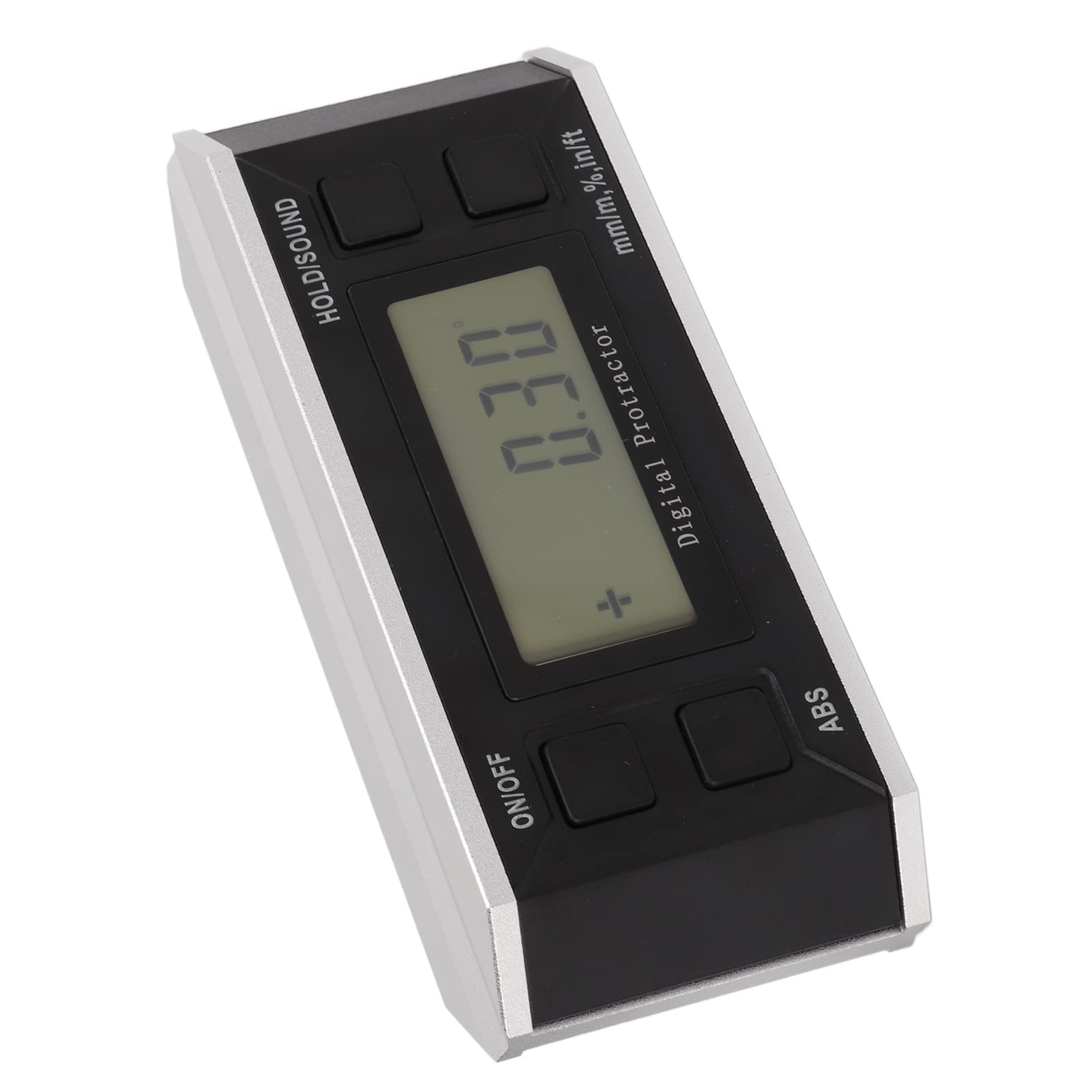 Cercatore di angolo elettronico dell'inclinometro LCD del goniometro digitale da 4x90 gradi con magnetico e retroilluminazione per la decorazione e la lavorazione della costruzione (Con