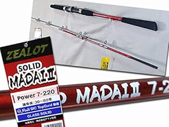 【未使用】ムーチング船竿真鯛ヒラメ等　ZEALOT ソリッドマダイⅡ 7-220 未使用】ムーチング船竿真鯛ヒラメ等 ZEALOT ソリッドマダイⅡ 7-220