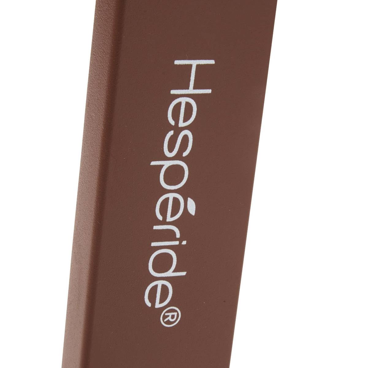 Hespéride - Tavolino Laterale Saona in Terracota, Acciaio Inossidabile Antiruggine, Resistente ai Raggi UV, 70 x 40 cm - per Giardino, Terrazzo, Balcone