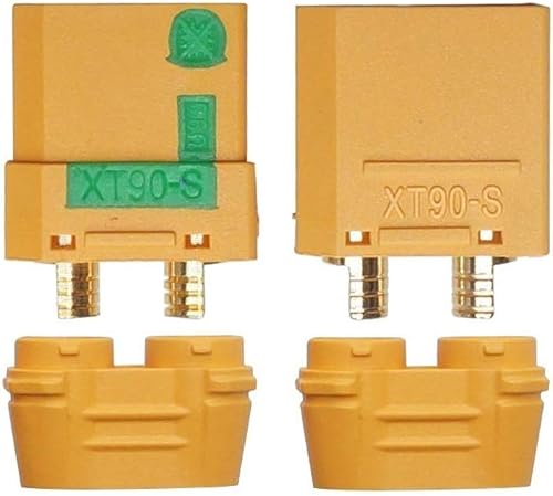Miniatura 2 de HRB 5 pares XT90S XT90-S XT90 XT90 Conector macho hembra anti-parking para RC Quadcopter Motor sin escobillas FPV Drone Lipo batería ESC y cargador