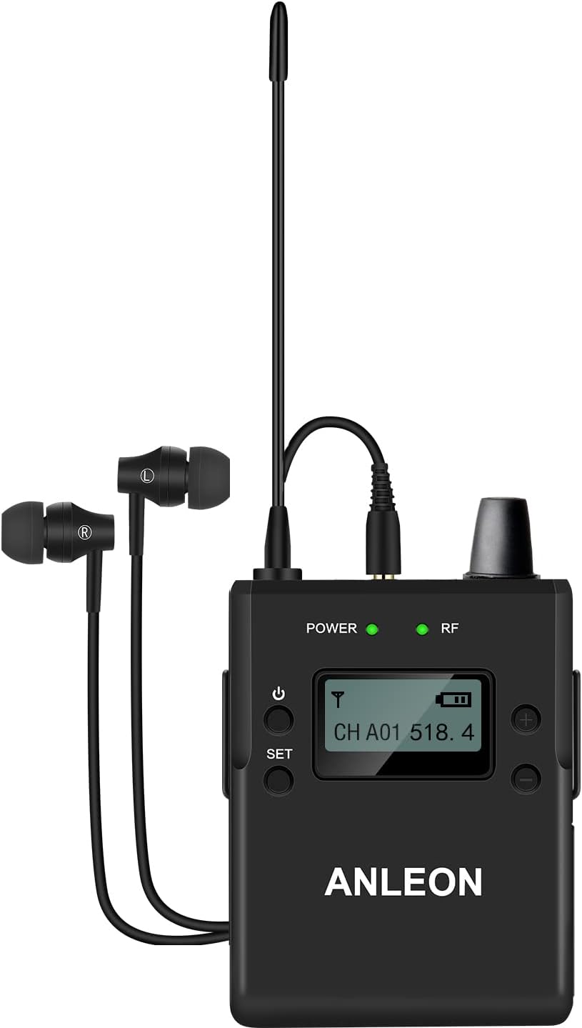 ANLEON S3 Receiver 518-554 in-Ear Monitor System Receiver