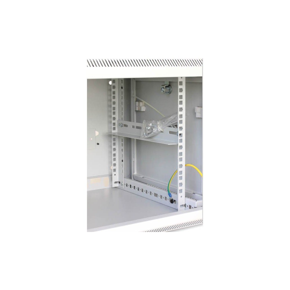 Armadio Rack 19 a muro 9 unità due sezioni Grigio - INTELLINET - I